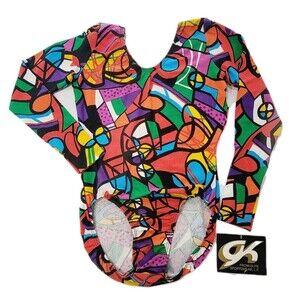 GK Elite VTG 90s In Living Color Fly Girls Cotton Blend Leotard Bodysuit Adult M